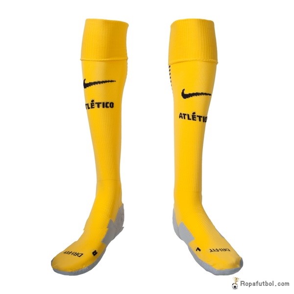 Calcetines Atlético de Madrid Replica Primera Ropa 2016/17 Amarillo